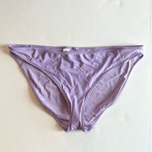 Aerie Lilac Purple Bikini Swim Bottoms Mesh Sides